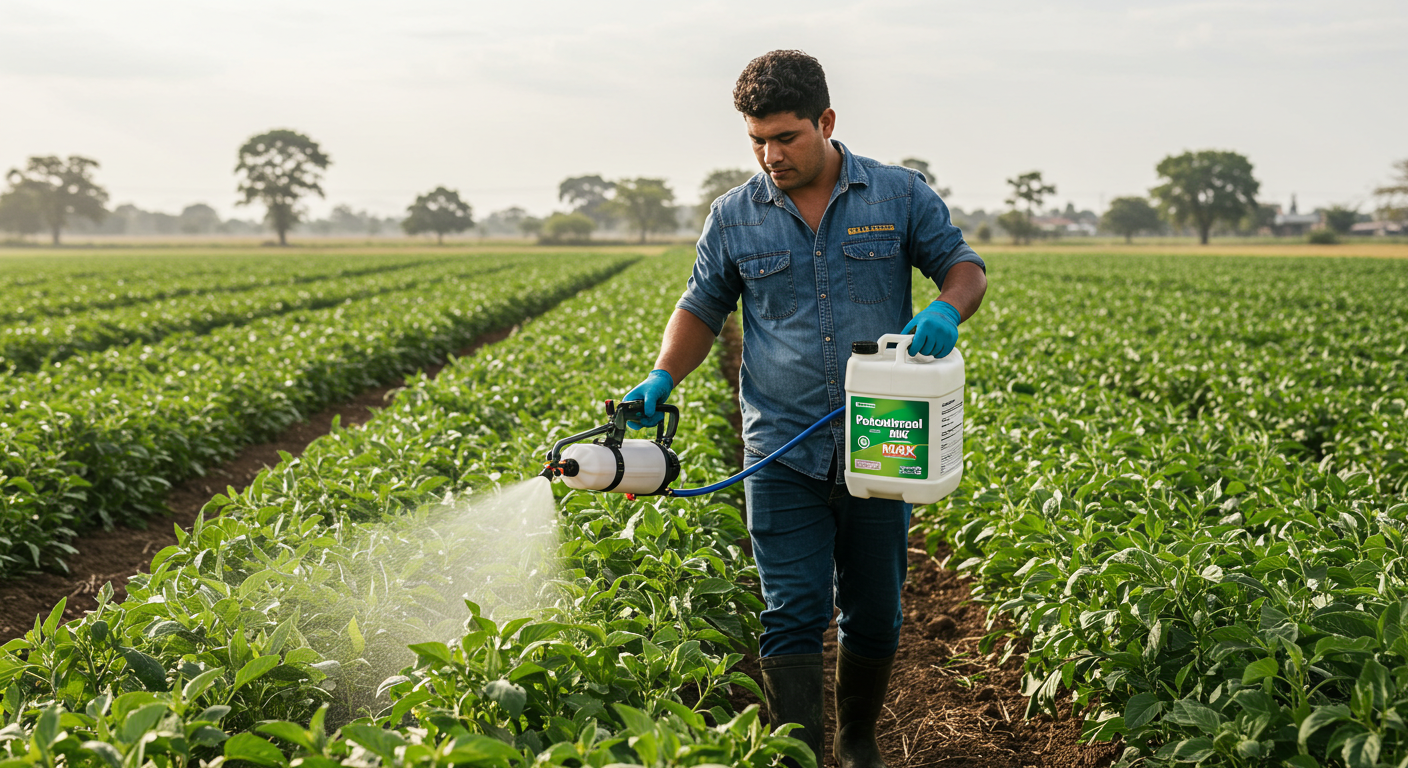 fertilizando con paclobutrazol