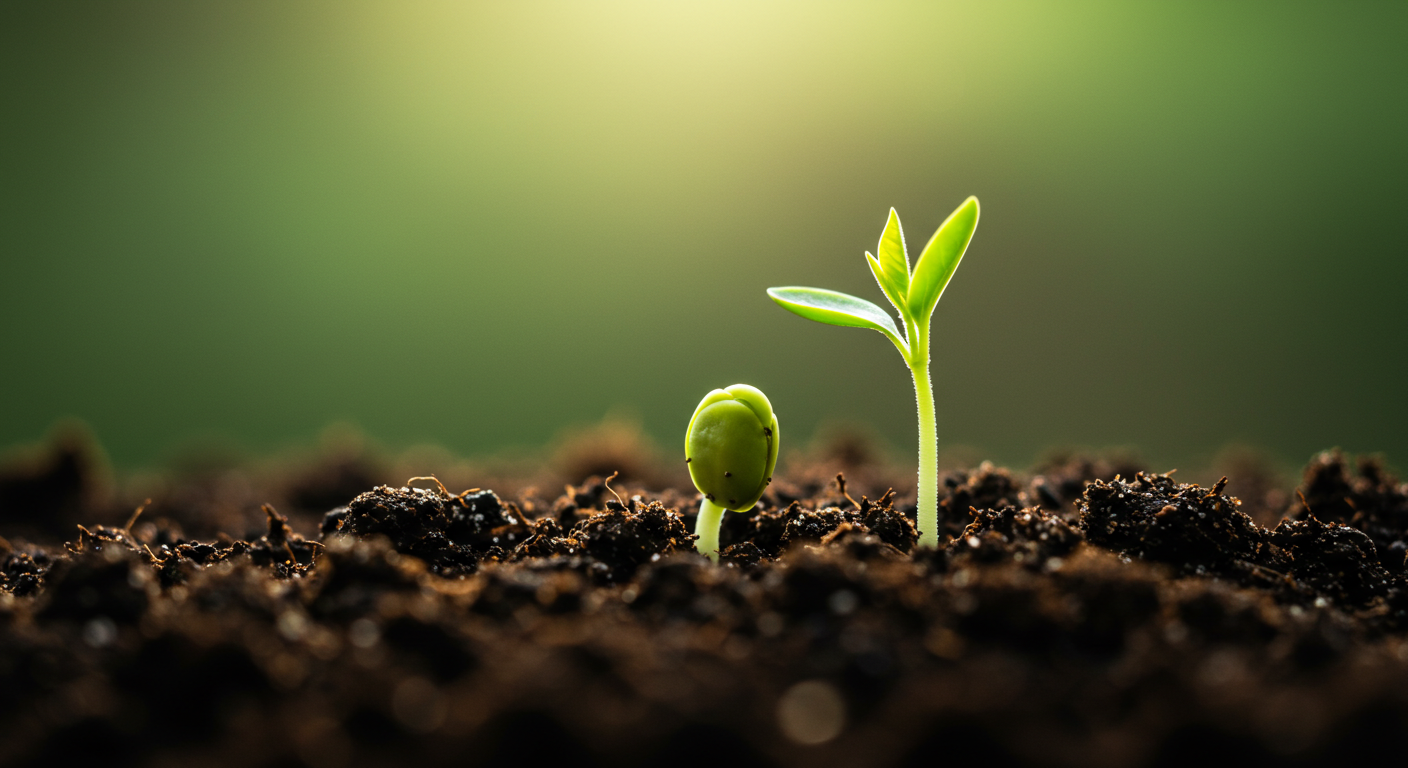 planta germinando